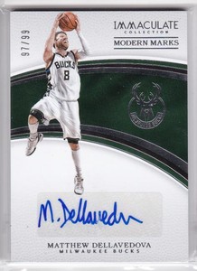 2016-17-Panini-Immaculate-Modern-Marks-Matthew-Dellavedova-Autograph-Auto-99