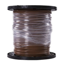 Southwire SIMpull 1000-ft 8 -AWG Brown Stranded Copper THHN wire ( By-the-roll )