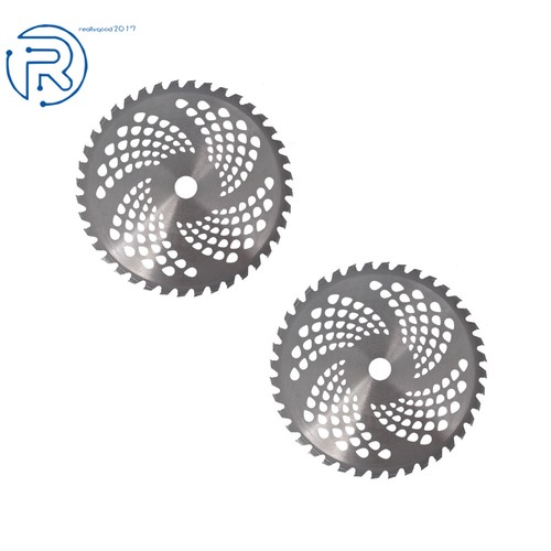 2 Pack 10" x 40T Carbide Tip Brush Blades For Cutter, Trimmer, Weed Eater - Picture 2 of 7