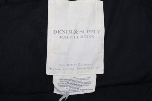 Giacca militare Denim Supply Ralph Lauren DOWN L snorkel nero field coat puffer - Foto 8 di 12