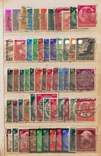 #59 GERMANY REICH 1880-1945 TOP VINTAGE COLLECTION 410 different stamps - Picture 9 of 17