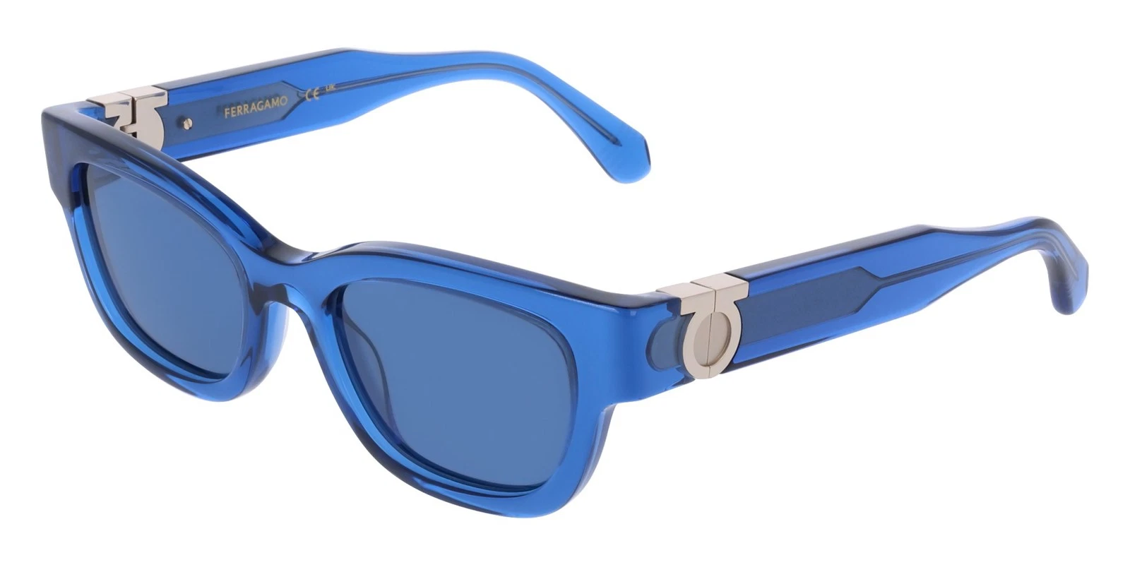 Ferragamo — Ferragamo Sunglasses SF2067S Clear Blue 52/20/140 Women