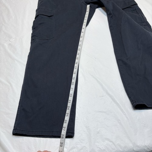 Lee Extreme Comfort MVP Straight CANVAS CARGO HOSE Navy Blau Herren 36x29 - Bild 8 von 11