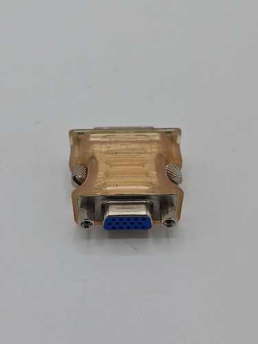 CONVERTITORE DA DVI 24+5 MASCHIO A VGA 15 PIN - FEMMINA DVI TO VGA - Picture 2 of 3