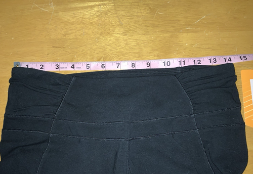 Pantaloni yoga cotone elasticizzato taglio stivaletto vita AVIA L nero nuovi con etichette - Foto 6 di 8