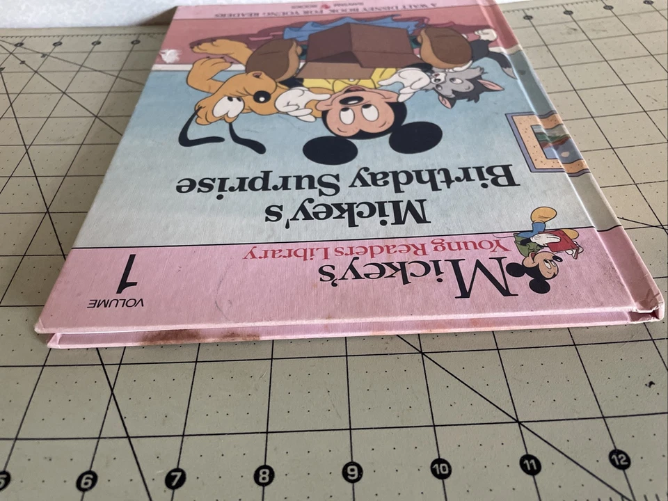 Mickey's Young Reader Library Book Hardcover Mickey's Birthday Surprise Vol 1: - Image 4 of 4