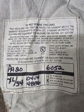 Wildland Firefighting Cargo Pants XL 34 Topps Safety USFS Flame Resistant nomex