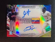 2024 Bowman Chrome Jaison Chourio / Jackson Chourio DUAL INTERNATIONAL AUTO /99
