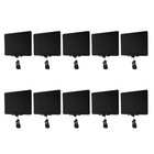 10 Sets Erasable Price Tag A5 Mini Chalkboard Sign Clips on Holder