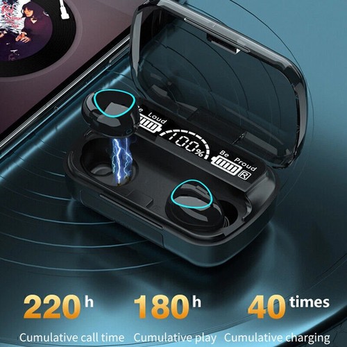 Bezprzewodowe słuchawki douszne Bluetooth 5.3 Wodoodporny zestaw słuchawkowy Słuchawki do iPhone Android - Zdjęcie 7 z 17