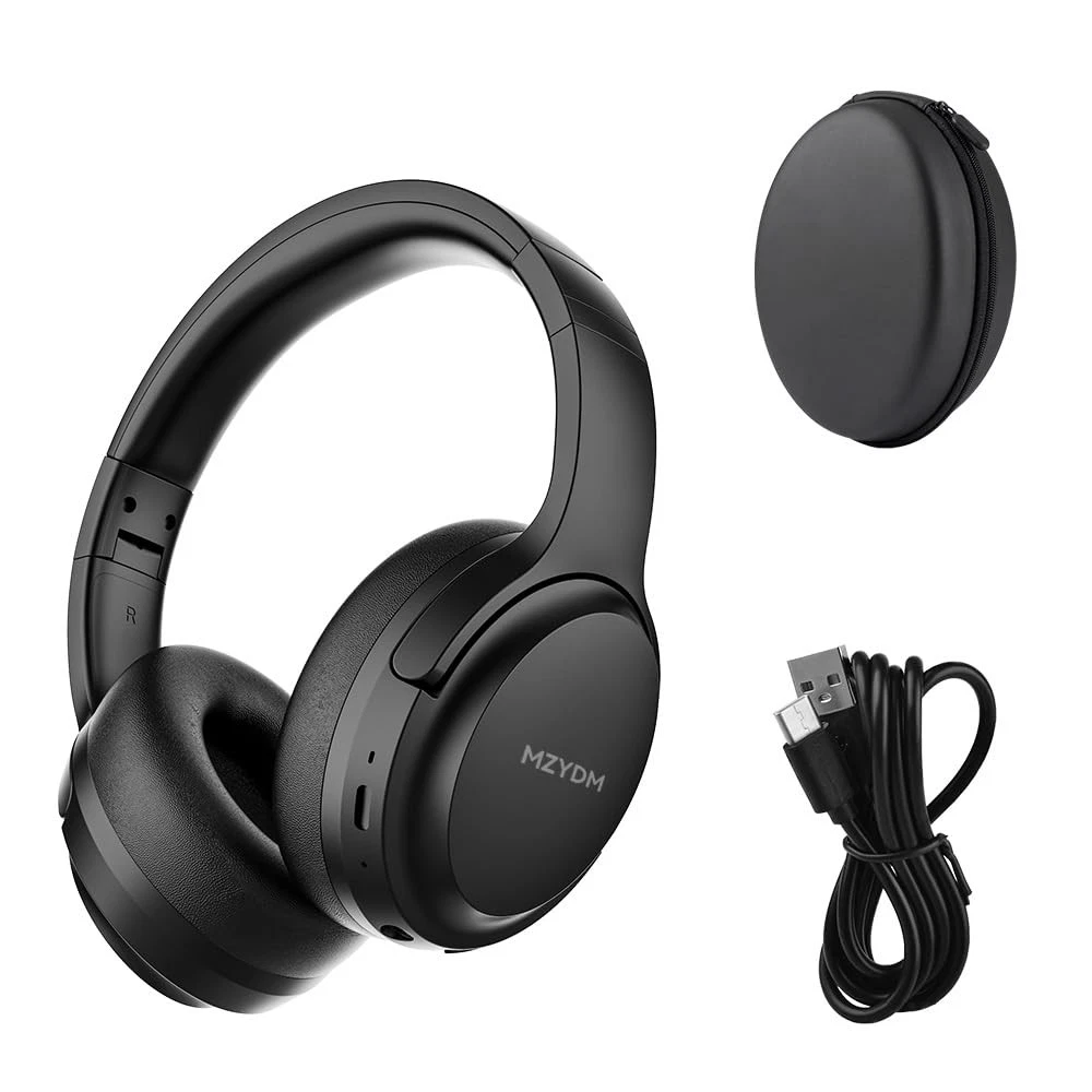Bluetooth Headphones Over Ear, 40 Hours Playtime Wireless Headphones with Mic...