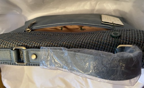 Ladies House of Tweed Green Tweed Tote / Satchel / Shoulder Bag Large BNWTs - Picture 6 of 12
