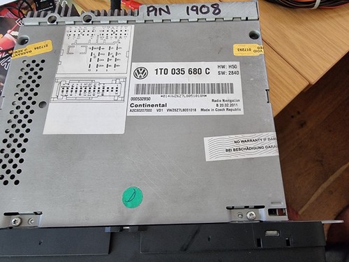 VW Volkswagen radio head unit navigation System RNS 510 1T0035680C 1T0 035 680C - Picture 11 of 15