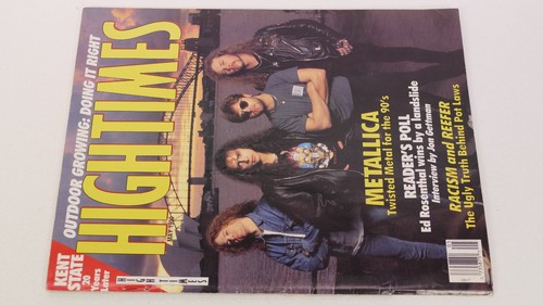 HIGH TIMES MAGAZINE May 1990 - METALLICA!! - Picture 4 of 10