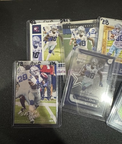 (8) Lote de tarjetas de novato 2020 Ceedee Lamb Cowboys tarjetas de fútbol raras - Imagen 3 de 4