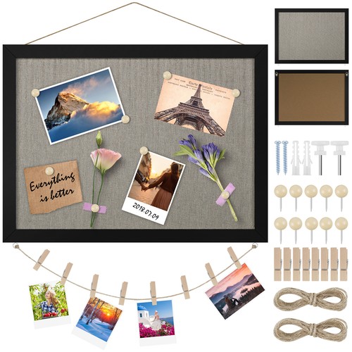 Cork Board Set Reusable Sturdy Pin Board Retro Wall Bulletin Boards Cujnx - Picture 18 of 18