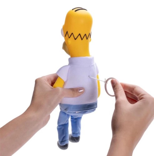 The Simpsons - Homer Simpson Shelf Talkers 12" Talking Doll "New" - Picture 3 of 4