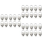  30 pcs 6x5.5cm Halloween Candy Bucket Skull Heads Shaped Trick or Treat Candy