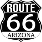 Arizona Route 66 Retro Sign 12x12 Metal Highway Shield Garage Shop Gift USA Made