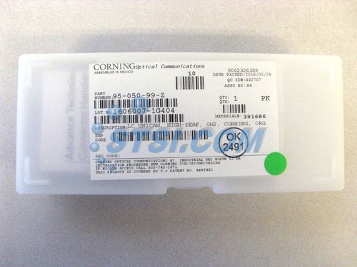 Corning Unicam LC OM2 MM Connettore Fibra Ottica Prezio 25pz 95-050-99-Z ~STSI - Foto 2 di 4