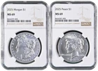 2025-P Peace Dollar (2021-Present) — photo from another recent sale