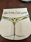 DrinkWear Coasters - Tropical Thong Panty Gag gift  - set of 3- Coasters*5