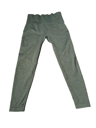 NVGTN Leggings Womens Small Olive Green High Waist Seamless Yoga Gym Athletic - Picture 1 of 9