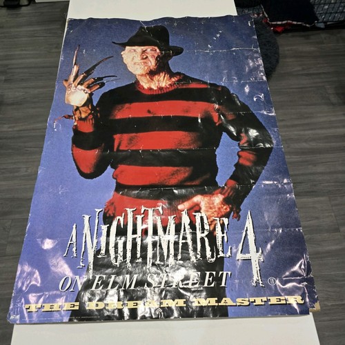 a nightmare on elm street 4 ROLLED uk Cinema film poster 23.5" X 35" - Foto 20 di 24