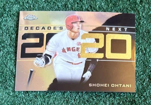SHOHEI OHTANI - 2020 TOPPS CHROME UPDATE DECADE'S NEXT INSERT CARD # DNC-18  MLB