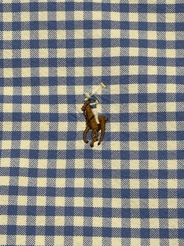 Ralph Lauren Polo Button Down Shirt Mens Large Classic Fit Blue White Checkered - Picture 8 of 8