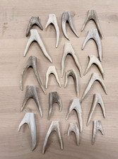 20 real antler tips forked rustic crafting jewelry antlers pendant ornament gift