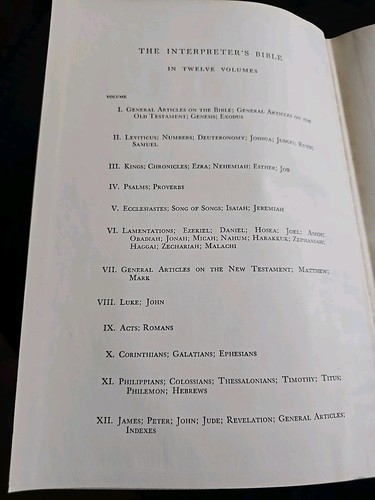 THE INTERPRETER'S BIBLE Vol. 8 LUKE JOHN 1952 - Picture 9 of 12