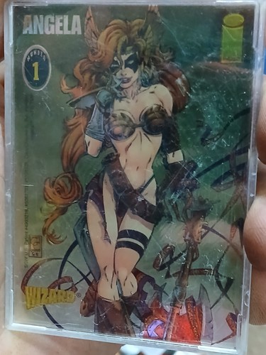 1994 Wizard Magazine Angela #1 Image Comics Promo Cell Chromium Trading Card - Picture 3 of 5