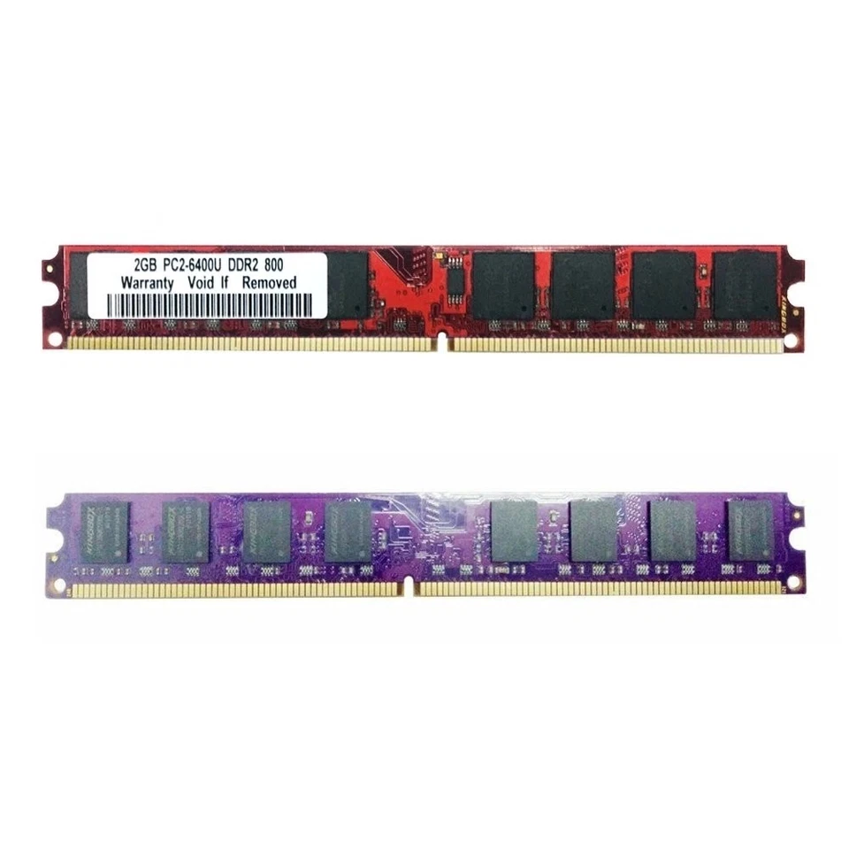 Memoria RAM DDR2 800MHz PC2-6400 DIMM 240Pin Intel Memoria RAM per PC Desktop - Immagine 2 di 4