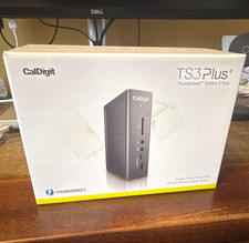 CalDigit TS3 Plus Thunderbolt 3 Docking Station Black Aluminium USB Ethernet