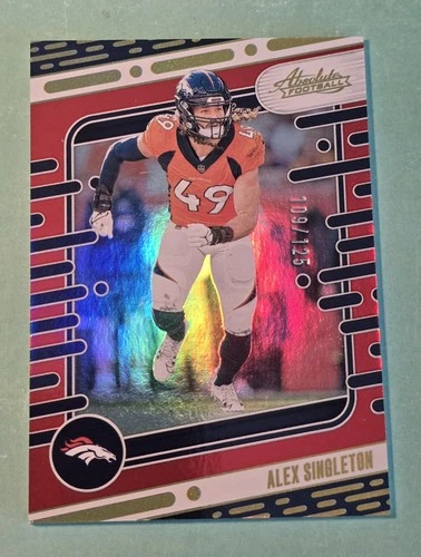 2024 Panini Absolute Football Spectrum Red Alex Singleton #32
