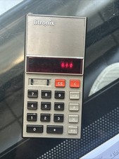 Litronix 1100 Red LED Calculator Vintage 1970s