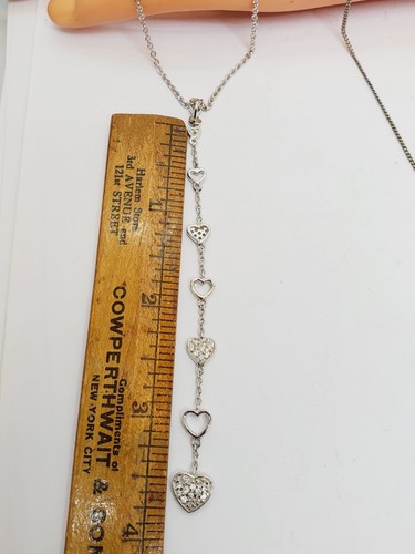 Vintage Lot Of 3 925 Sterling Silver Necklaces (12) - Picture 8 of 11