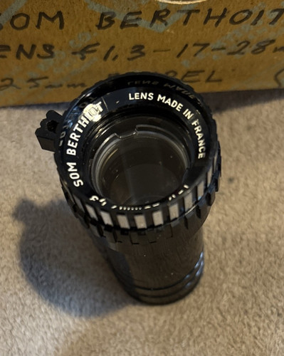 SOM BERTHIOT 17mm-28mm f1.3 Zoom Projektor Objektiv * 25mm Barrel * Neu ? - Bild 9 von 15