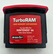 Nintendo 64 Expansion Pak N64 Interact Official OEM NUS-007 Turbo RAM- WORKS
