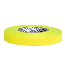 [NO ADHESIVE] Presco Nursery Roll Flagging Tape: 1/2 in. x 300 ft. (Yellow)