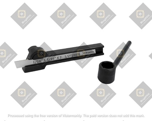 Straight Shank Lathe Parting Tool Holder With HSS Blade - Picture 2 of 39