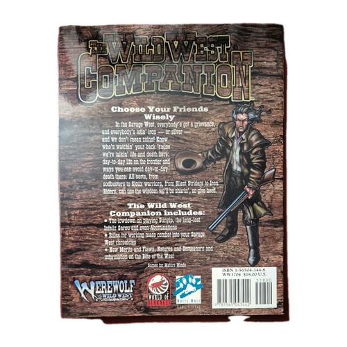 Werewolf Ser.: The Wild West: Wild West Companion by James A. Moore (Brand New) - Picture 2 of 4