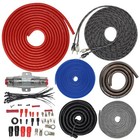 Eck4v2, 4 Gauge Amp Kit - Complete Amplifier Install Wiring - 2500W