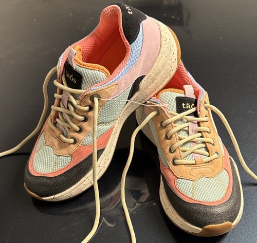 Taos Damen Advanced Super Hiker Retro Multi Wildleder Mesh gesprenkelter Bogen Sneaker