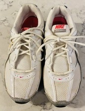 Nike Reax Run 5 Women's Size 8 White Metallic Silver 407987-116