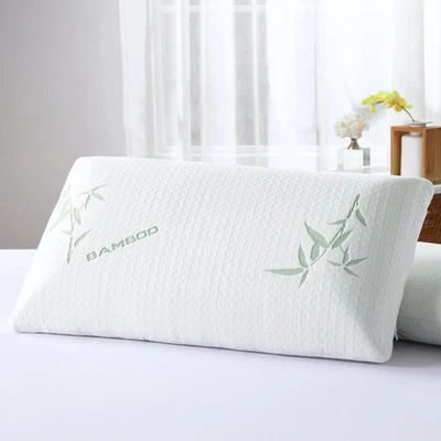 PRIME LINENS Bamboo Memory Foam Pillow ANTI-Bacterial Stuff Orthopedic Premium Support