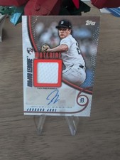 2025 Topps Series 2 Jackson Jobe Major League Materials Orange Auto /25 RC 
