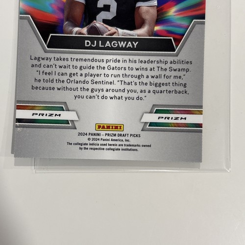 2024 Prizm Draft Packs Instant Impact #II-DLY DJ Lagway-Green - Bild 4 von 6