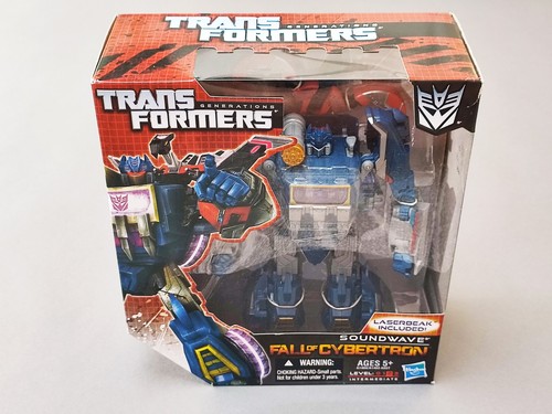 2012 HASBRO TRANSFORMERS FALL OF CYBERTRON SOUNDWAVE + LASERBEAK FACTORY SEALED